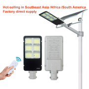 Cross-border solar lamps,outdoor garden lamps,floodlights,street lamps,household high-power ultra-bright 6-meter solar street lamps
