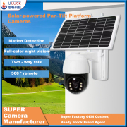 V380 Outdoor Solar Camera No plug required 3MP High-Definition Mobile Remote Low-power Notework Monitoring