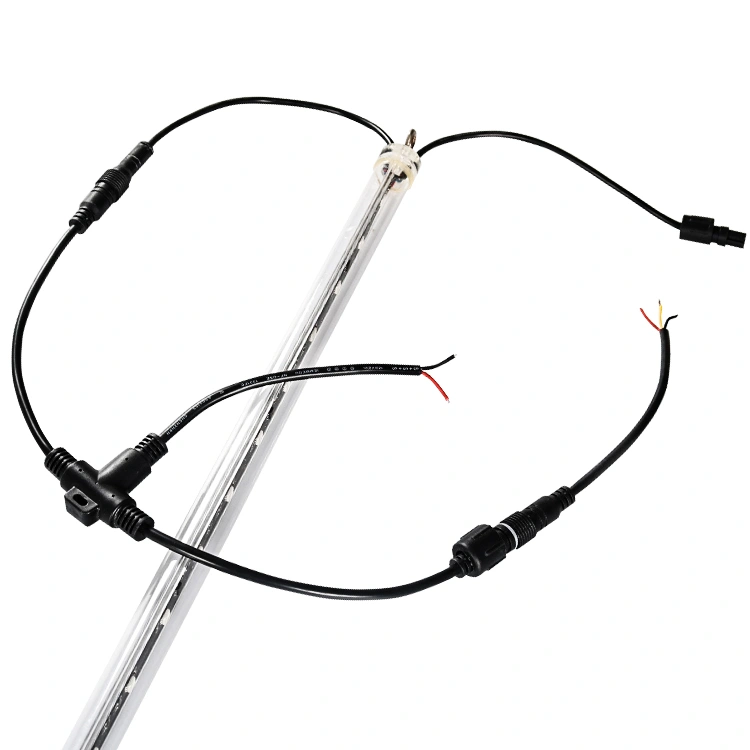 DC12V 24V Outdoor decorations 360D LED meteor tube UCS1903 DMX512 20mm 30mm meteor shower lights (XXA-TUBE-D20/D30)