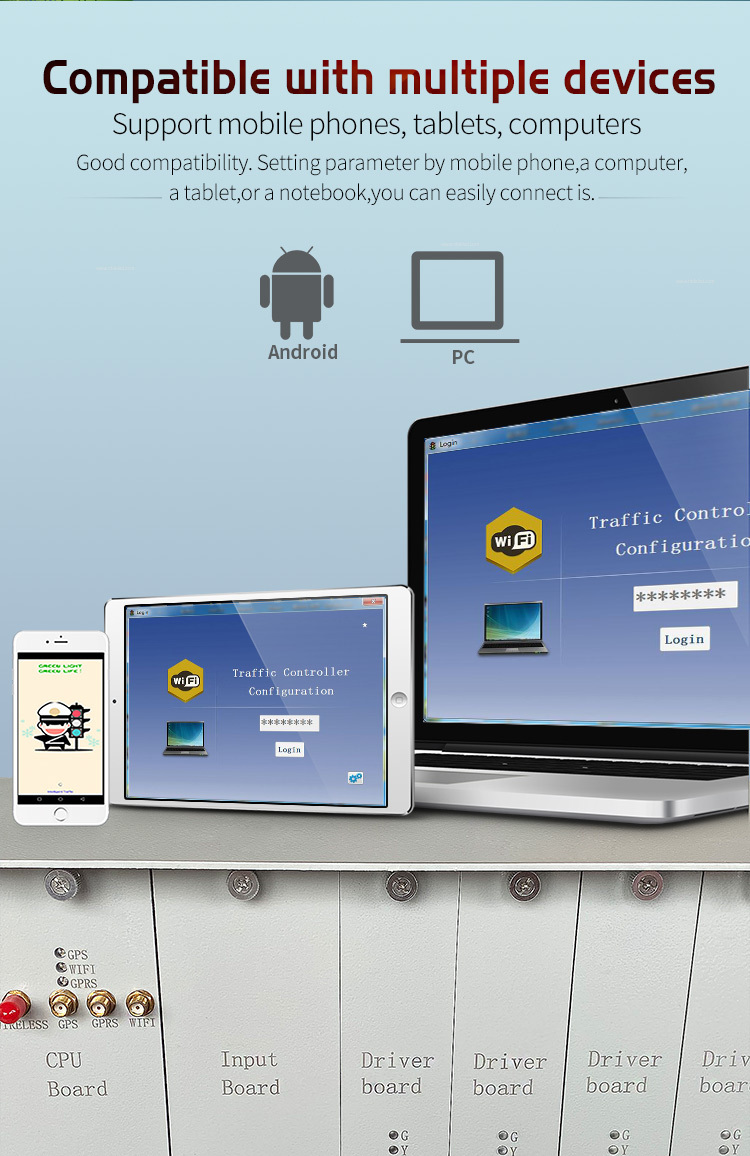 Intelligent Traffic Control System That Can Be Configured Via an APP to Simultaneously Run Multiple Schemes for Different Road ,Fault Output Function NobTra 3nd Intelligent Traffic Controller System 24-96 Channel 5 Year Warranty Fault Output Function traffic controller system,5 year warranty,Fault output,intelligent