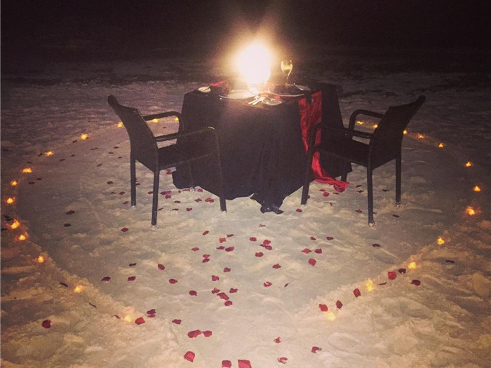 surprise dinner for husband