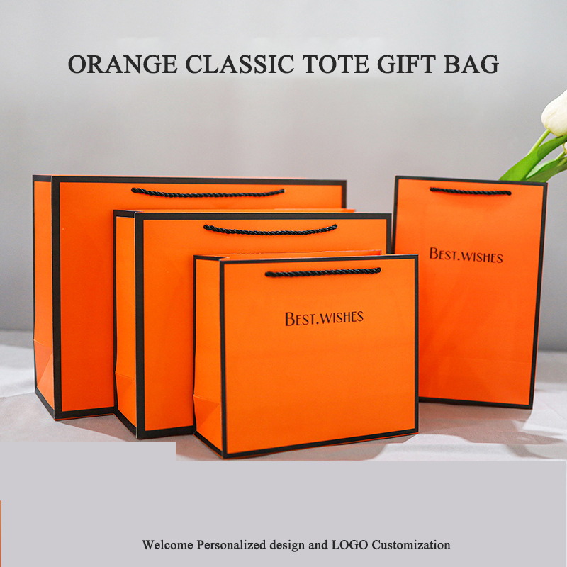 Signature Red Packaging Paper Bags -Custom Luxury for Boutique & Fashion