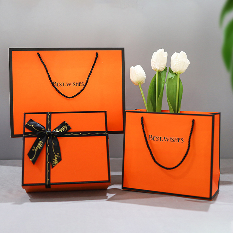 Signature Red Packaging Paper Bags -Custom Luxury for Boutique & Fashion