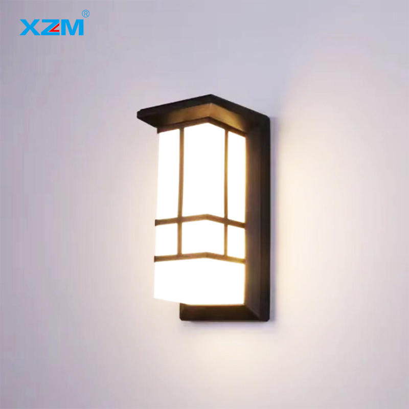 XZM Modern LED Outdoor Wall Light 12W 3000K/6500K IP65 Aluminum Alloy Waterproof Porch Front Door Wall Lamp Garden Patio Balcony Exterior Decorative Wall Lighting XZM Modern LED Outdoor Wall Light 12W IP65 Waterproof Garden Lamp LED wall light, outdoor lighting, waterproof lamp, front door light, decorative wall light