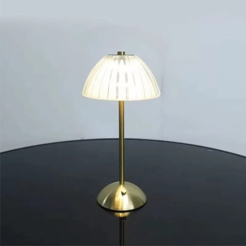 Eye-Caring Flicker-Free Soft Glow Dimmable Cordless Rechargeable Bedside Table Lamp, 3 Color Stepless Dimming Pleated Glass Shade No Blue Light, for Bedroom Nursery Reading Home Office, Rechargeable Battery Operated Rechargeable Cordless Bedside Lamp - Eye-Caring Dimmable Light bedside lamp, dimmable lamp, cordless lamp, eye-caring light, rechargeable lamp,Cordless Table Lamp,Rechargeable Table Lamp,LED Table Lamp,Gold Table Lamp,Pleated Glass Table Lamp,Bedside Table Lamp,Decorative Table Lamp,Portable Table Lamp,Vintage Table Lamp,Ambient Table Lamp