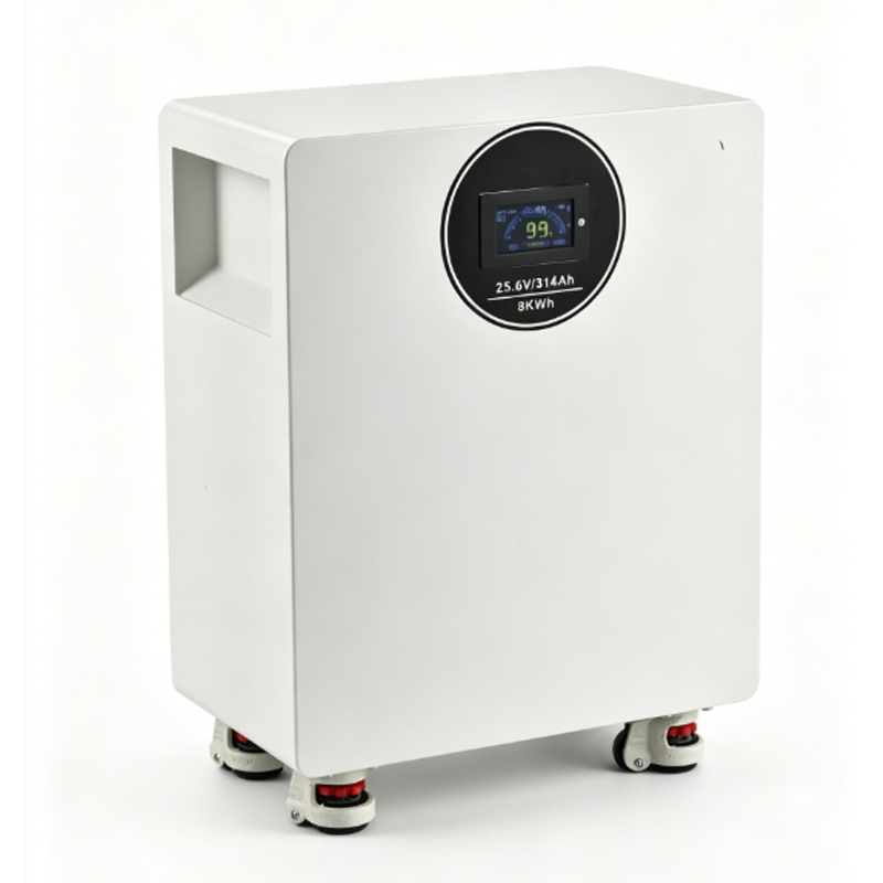 8KWh LiFePO4 Home Energy Storage Battery | 25.6V 314Ah Deep Cycle Portable Lithium Battery with Smart LCD Display & Movable Wheels, for Home Solar Off-Grid System Emergency Backup Power RV Camping, Rechargeable Power Supply 8KWh LiFePO4 Home Energy Storage Battery for Solar Off-Grid Use LiFePO4, Home Energy Storage, Lithium Battery, Off-Grid Power, Emergency Backup,8KWh LiFePO4 Home Battery,Home Energy Storage Battery,Deep Cycle LiFePO4 Battery,Portable Solar Storage Battery,Home Backup Power Battery,Movable Energy Storage Battery,8KWh 25.6V 314Ah LiFePO4 Home Energy Storage Battery,Movable Deep Cycle LiFePO4 Battery with Smart LCD Display,8KWh Portable Home Backup Battery for Solar Off-Grid System,Rechargeable LiFePO4 Battery for Home Emergency RV Camping