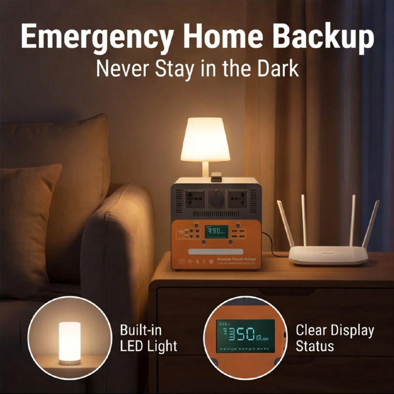 Portable Emergency Power Station, Multi-Port AC Outlet USB Fast Charging Backup Supply for Camping Home Blackout Use Portable Emergency Power Station for Camping & Home Blackouts Portable Power Station, Emergency Backup, Multi-Port Outlet, USB Fast Charging, Camping Supplies,portable power station,emergency power supply,backup power station,outdoor power station,solar power station,home backup power,AC power station,portable power supply,multi-port power station,AC outlet power station,fast charging power station,universal socket power supply,multi-outlet power station,LCD display power station,USB C power station,portable AC power supply