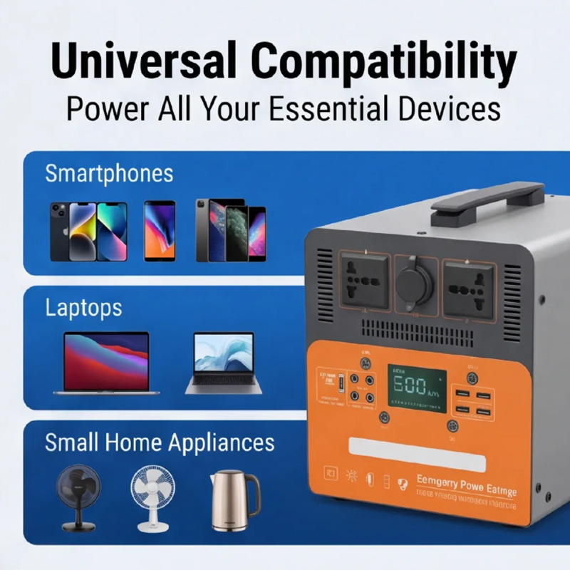 Portable Emergency Power Station, Multi-Port AC Outlet USB Fast Charging Backup Supply for Camping Home Blackout Use Portable Emergency Power Station for Camping & Home Blackouts Portable Power Station, Emergency Backup, Multi-Port Outlet, USB Fast Charging, Camping Supplies,portable power station,emergency power supply,backup power station,outdoor power station,solar power station,home backup power,AC power station,portable power supply,multi-port power station,AC outlet power station,fast charging power station,universal socket power supply,multi-outlet power station,LCD display power station,USB C power station,portable AC power supply