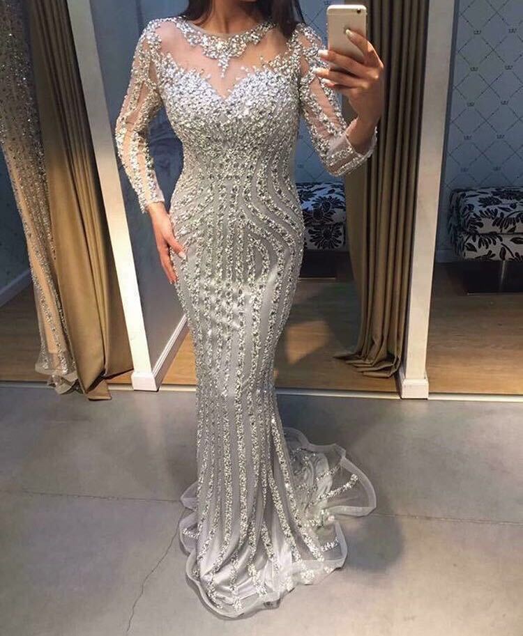 long gown fitted style