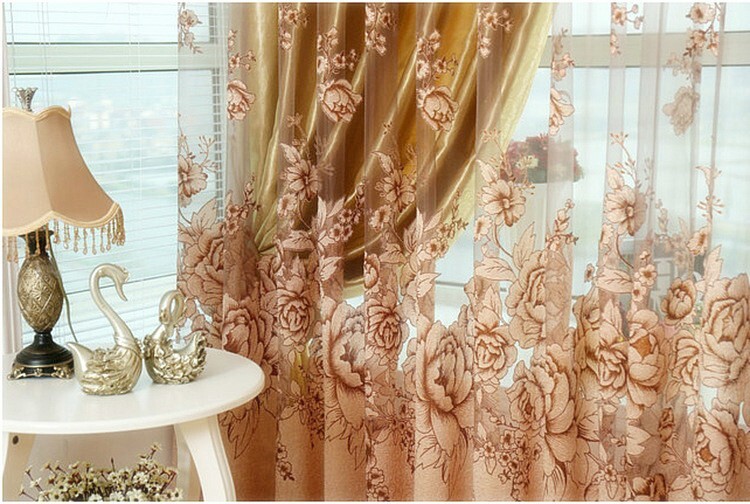 New Arrival Ready Made Luxury Curtains For Living Room Bedroom
