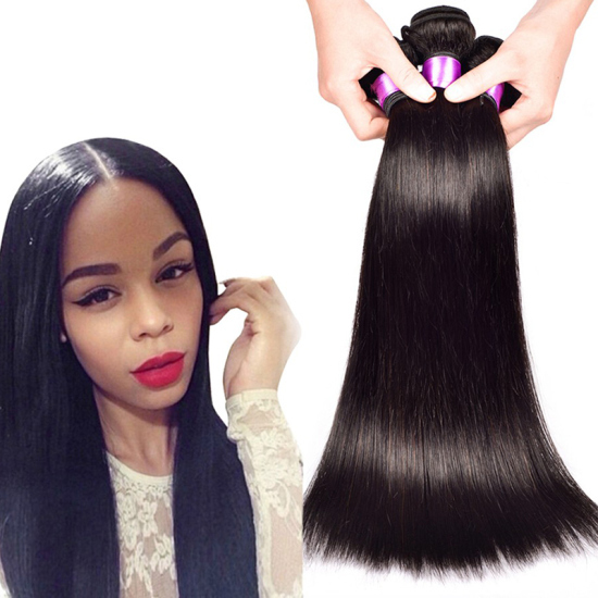 8a Grade Cambodian Silk Straight Hair Bundles Unprocessed 100