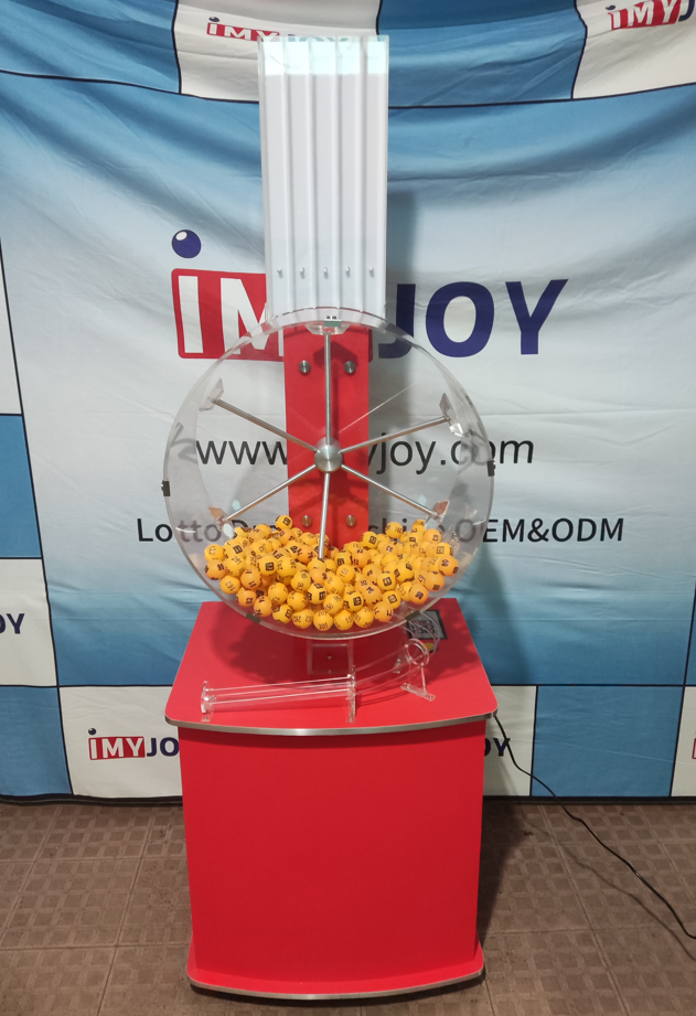 Imyjoy Customizes Lottery Draw Machine for US Listed Companies' Parties Events