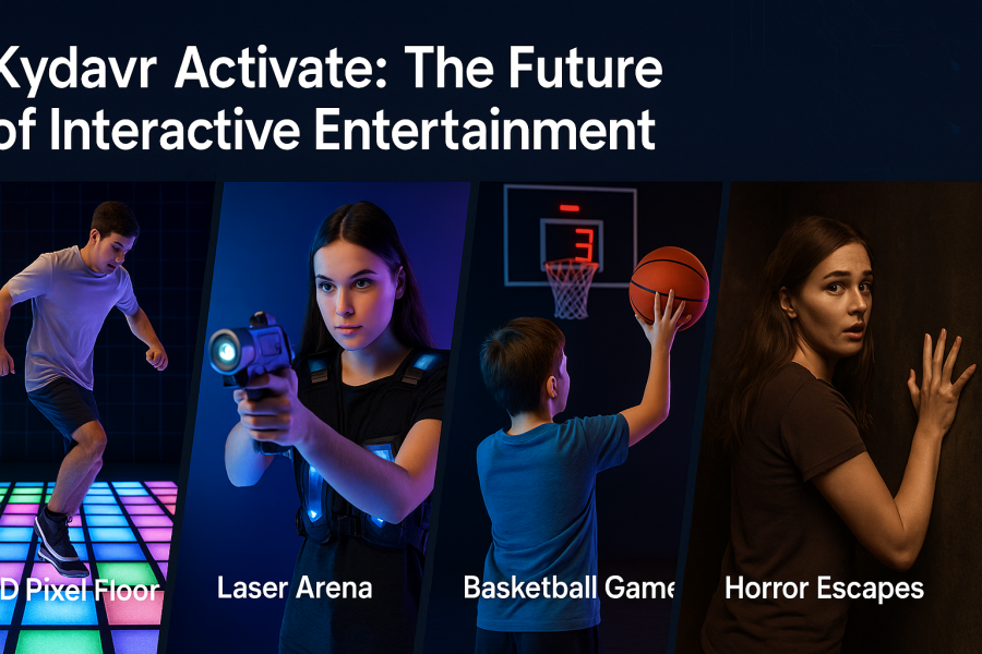 Kydavr Activate: The Future of Interactive Entertainment – LED Pixel Floors, Laser Arenas, Basketball Games & Horror Escapes
