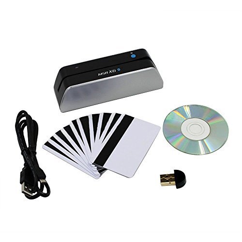 Deftun Msr X6bt Mini Portable Msrx6bt Bluetooth 3 Tracks Magnetic Credit Card Reader Writer 1690