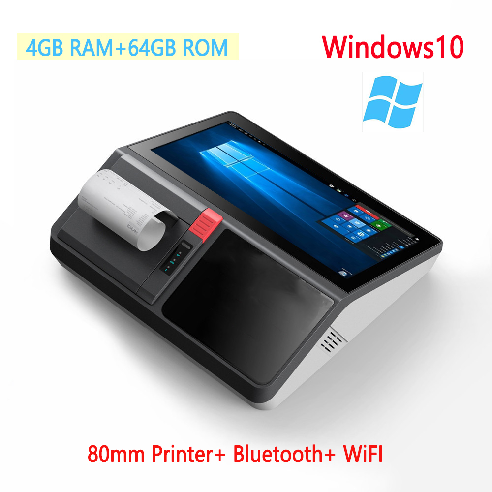 Tonen effectief Schep Pos Machine Windows 10 Printer 80mm All In One Computer Pos System Scanner  NFC