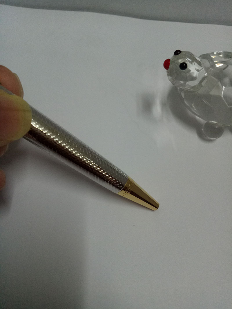 Business Writing golden silver metal classic wave gift Ballpoint Pen Best I V3P3
