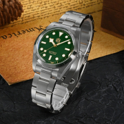 San Martin Vintage 36mm BB36 Explore Climbing Watch Series Snowflake Hands Automatic Watches SN0021-G-B3