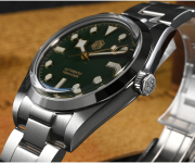 San Martin Vintage 36mm BB36 Explore Climbing Watch Series Snowflake Hands Automatic Watches SN0021-G-B3