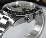 San Martin Men Vintage Watch 40mm Panda BB Chronograph Retro SN052-G-JS
