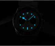 San Martin Men Vintage Watch 40mm Panda BB Chronograph Retro SN052-G-JS