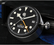San Martin New NH34 39mm BB GMT Color Dial Applied Index Luxury Men's Watch For Men SN0054-G-C San Martin New NH34 39mm BB GMT Color Dial Applied Index Luxury Men's Watch For Men SN0054-G-C