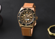 New Version Hruodland Bronze watch Super Swiss C3 lume sapphire crystal watch F-008 Hroudland Watches