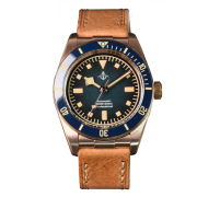 New Version Hruodland Bronze watch Super Swiss C3 lume sapphire crystal watch F-008 Hroudland Watches