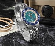 EU San Martin New Original Design Bidirectional Bezel Fly Adjustable Clasp NH34 GMT Watch SN0116-G San Martin New Original Design Bidirectional Bezel Fly Adjustable Clasp NH34 GMT Watch SN0116-G san martin watches,NH34 movement watch,San Martin SN0109-G-GMT,dive watches