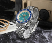 EU San Martin New Original Design Bidirectional Bezel Fly Adjustable Clasp NH34 GMT Watch SN0116-G San Martin New Original Design Bidirectional Bezel Fly Adjustable Clasp NH34 GMT Watch SN0116-G san martin watches,NH34 movement watch,San Martin SN0109-G-GMT,dive watches