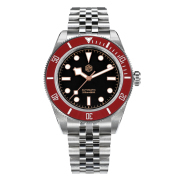San Martin New 40mm BB Diver Watch Classic Mens Watches NH35 Wine Red Ceramic Bezel Waterproof watch SN0128-G San Martin New 40mm BB Diver Watch Classic Mens Watches NH35 Automatic Mechanical Sapphire Wine Red Ceramic Bezel Waterproof watch san martin watches,NH34 movement watch,San Martin SN0109-G-GMT,dive watches