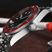 San Martin New 40mm BB Diver Watch Classic Mens Watches NH35 Wine Red Ceramic Bezel Waterproof watch SN0128-G San Martin New 40mm BB Diver Watch Classic Mens Watches NH35 Automatic Mechanical Sapphire Wine Red Ceramic Bezel Waterproof watch san martin watches,NH34 movement watch,San Martin SN0109-G-GMT,dive watches