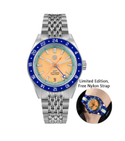 EU San Martin New Original Design Bidirectional Bezel Fly Adjustable Clasp NH34 GMT Watch SN0116-G San Martin New Original Design Bidirectional Bezel Fly Adjustable Clasp NH34 GMT Watch SN0116-G san martin watches,NH34 movement watch,San Martin SN0109-G-GMT,dive watches