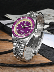 EU San Martin New Original Design Summer Dive Watch Fun Fruit Series SN0116-G-B San Martin New 40mm BB Diver Watch Classic Mens Watches NH35 Automatic Mechanical Sapphire Wine Red Ceramic Bezel Waterproof watch san martin watches,NH34 movement watch,San Martin SN0109-G-GMT,dive watches