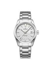 Cronos Men Watch 39mm Automatic Miyota 9015 Movement Wristwatches White Dial Birch Pattern 10 ATM L6040M Cronos Men Watch 39mm Automatic Miyota 9015 Movement Wristwatches White Dial Birch Pattern 10 ATM L6040M