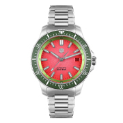 2025 New 40mm Upgraded Version H Links Bracelet Original Design Dive Watch SN0118-G-B San Martin New 40mm BB Diver Watch Classic Mens Watches NH35 Automatic Mechanical Sapphire Wine Red Ceramic Bezel Waterproof watch san martin watches,NH34 movement watch,San Martin SN0109-G-GMT,dive watches