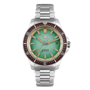 2025 New 40mm Upgraded Version H Links Bracelet Original Design Dive Watch SN0118-G-B San Martin New 40mm BB Diver Watch Classic Mens Watches NH35 Automatic Mechanical Sapphire Wine Red Ceramic Bezel Waterproof watch san martin watches,NH34 movement watch,San Martin SN0109-G-GMT,dive watches