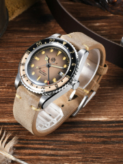 San Martin Retro NH34 GMT Sandwich Dial 40mm Bidirectional Sapphire Bezel Luxury Sports Watch SN0134-G GMT San Martin Limited Edition 39.5mm Full Luminous NH34 GMT Original Design Watches SN0116-G3 san martin watches,NH34 movement watch,San Martin SN0109-G-GMT,dive watches