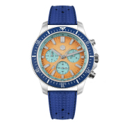 San Martin 40mm Diver Chronograph Watch Peacock SL-4801 Automatic Movement Luxury Men Mechanical Wristwatch SN0118-G-JS