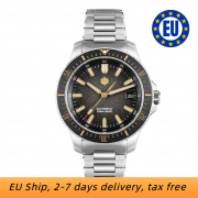 EU 2025 New 40mm Upgraded Version H Links Bracelet Original Design Dive Watch SN0118-G-B San Martin New 40mm BB Diver Watch Classic Mens Watches NH35 Automatic Mechanical Sapphire Wine Red Ceramic Bezel Waterproof watch san martin watches,NH34 movement watch,San Martin SN0109-G-GMT,dive watches