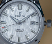 Cronos Men Watch 39mm Automatic Miyota 9015 Movement Wristwatches White Dial Birch Pattern 10 ATM L6040M Cronos Men Watch 39mm Automatic Miyota 9015 Movement Wristwatches White Dial Birch Pattern 10 ATM L6040M