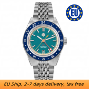 EU San Martin New Original Design Bidirectional Bezel Fly Adjustable Clasp NH34 GMT Watch SN0116-G San Martin New Original Design Bidirectional Bezel Fly Adjustable Clasp NH34 GMT Watch SN0116-G san martin watches,NH34 movement watch,San Martin SN0109-G-GMT,dive watches