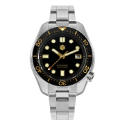 San Martin Update version 44mm Men Diver Watch Vintage MM300 Gilt Dial Sport NH35 Automatic Mechanical Sapphire Waterproof 300M C3 Lume SN0087