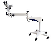 Colposcope - 5 Step Magnification (2.9X-21.7X) W/ LED Illumination and Metal Balancing Arm Base Stand