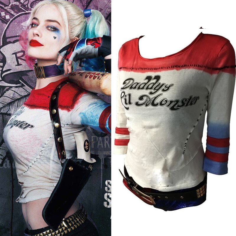 T Costume Suicide Squad Harley Quinn daddy's lil monster suicide squad...