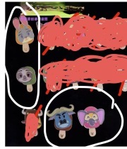 X06060922 DISNEY PINS 4pins client special order, pls don’t order