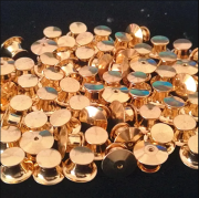 LOCKING PIN BACKS GOLD