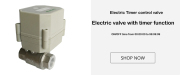 Electric timer control water valve for irrigation