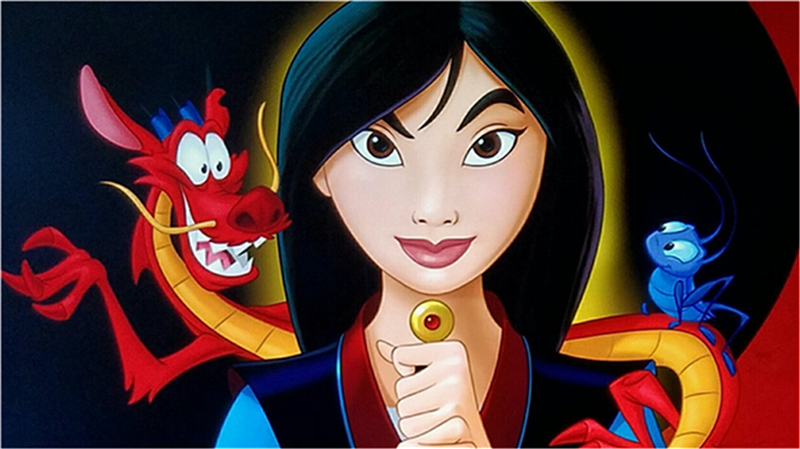 5d Diamond Painting Full Drill Kit Mulan Disney Diy Crystals