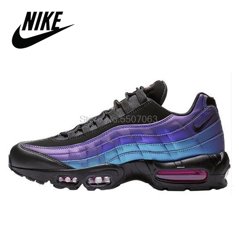 Air Max 95-Zapatillas de correr para hombre, calzado deportivo cómodo para correr al aire libre, color blanco plata