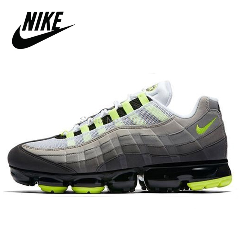 Air Max 95-Zapatillas de correr para hombre, calzado deportivo cómodo para correr al aire libre, color blanco plata